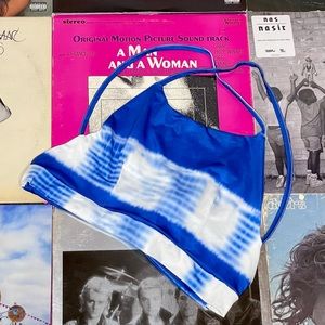 Criss cross backless cami top